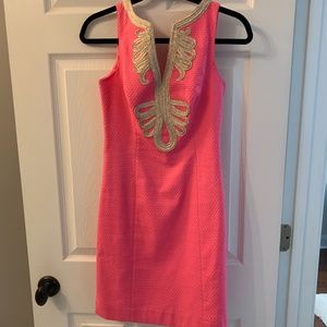 Lilly Pulitzer hot pink dress size (0)